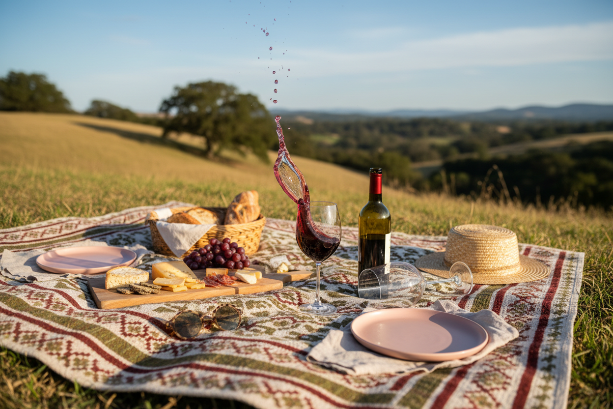 Casual Picnic Wine